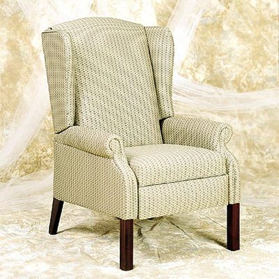 Replaceable Chippendale High-Leg Wingback 2 Pos. Recliner SEAT
