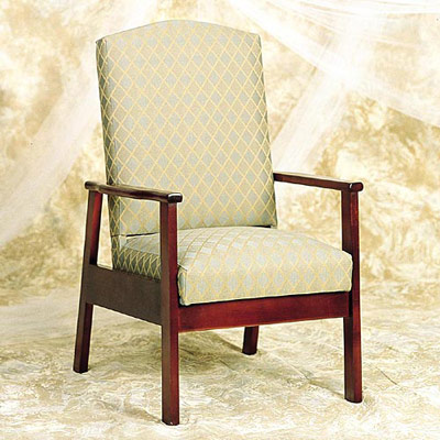 High Back Residents Rocker - Lumbar Support