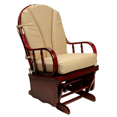 Glider Rocker with Removable Cushions